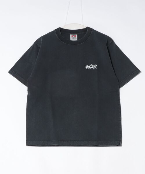 JEANS MATE(ジーンズメイト)の「【BEN DAVIS/ベンデイビス】【こなれヴィンテージ感】パウダーブリーチ Tシャツ 古着風加工 バックプリント(Tシャツ/カットソー・メンズ・レッド系その他2/ブラック系その他/ブラック系その他2/グレー系その他/ブラウン系その他2/ブルー系その他・MEDIUM/X-LARGE/SMALL/LARGE)」の3枚目の写真