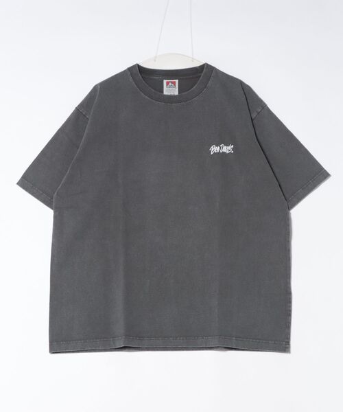 JEANS MATE(ジーンズメイト)の「【BEN DAVIS/ベンデイビス】【こなれヴィンテージ感】パウダーブリーチ Tシャツ 古着風加工 バックプリント(Tシャツ/カットソー・メンズ・レッド系その他2/ブラック系その他/ブラック系その他2/グレー系その他/ブラウン系その他2/ブルー系その他・MEDIUM/X-LARGE/SMALL/LARGE)」の4枚目の写真