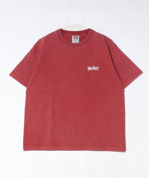 JEANS MATE(ジーンズメイト)の「【BEN DAVIS/ベンデイビス】【こなれヴィンテージ感】パウダーブリーチ Tシャツ 古着風加工 バックプリント(Tシャツ/カットソー・メンズ・レッド系その他2/ブラック系その他/ブラック系その他2/グレー系その他/ブラウン系その他2/ブルー系その他・MEDIUM/X-LARGE/SMALL/LARGE)」の6枚目の写真