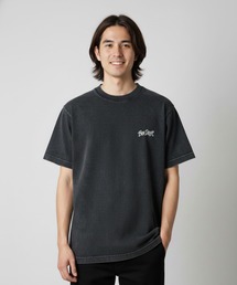 【BEN DAVIS/ベンデイビス】【こなれヴィンテージ感】パウダーブリーチ Tシャツ 綿100% 古着風加工 バックプリント ストリート ユニセックス