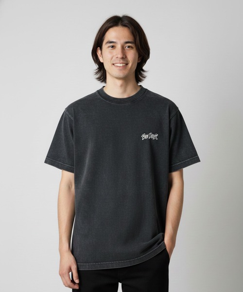 BEN DAVIS（ベンデイビス）の「【BEN DAVIS/ベンデイビス】【こなれヴィンテージ感】パウダーブリーチ Tシャツ 綿100% 古着風加工 バックプリント ストリート ユニセックス（Tシャツ/カットソー・メンズ・レッド系その他2/ブラック系その他/ブラック系その他2/グレー系その他/ブラウン系その他2/ブルー系その他・MEDIUM/X-LARGE/SMALL/LARGE）」の3枚目の写真