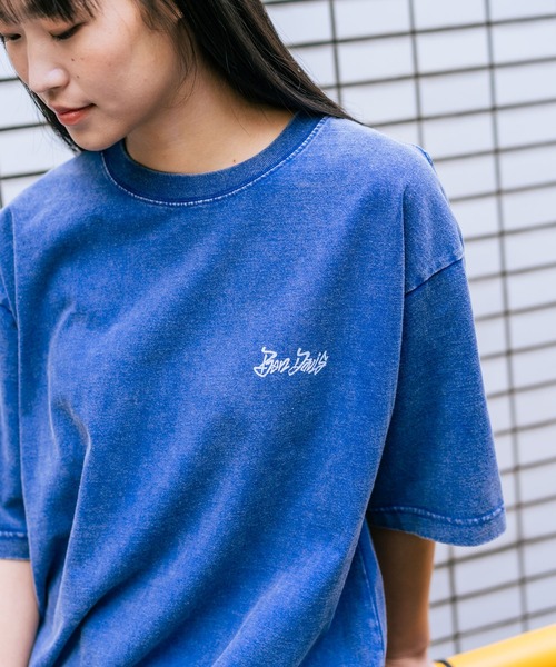 BEN DAVIS（ベンデイビス）の「【BEN DAVIS/ベンデイビス】【こなれヴィンテージ感】パウダーブリーチ Tシャツ 綿100% 古着風加工 バックプリント ストリート ユニセックス（Tシャツ/カットソー・メンズ・レッド系その他2/ブラック系その他/ブラック系その他2/グレー系その他/ブラウン系その他2/ブルー系その他・MEDIUM/X-LARGE/SMALL/LARGE）」の15枚目の写真