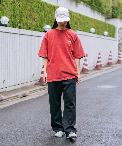 BEN DAVIS（ベンデイビス）の「【BEN DAVIS/ベンデイビス】【こなれヴィンテージ感】パウダーブリーチ Tシャツ 綿100% 古着風加工 バックプリント ストリート ユニセックス（Tシャツ/カットソー・メンズ・レッド系その他2/ブラック系その他/ブラック系その他2/グレー系その他/ブラウン系その他2/ブルー系その他・MEDIUM/X-LARGE/SMALL/LARGE）」の8枚目の写真