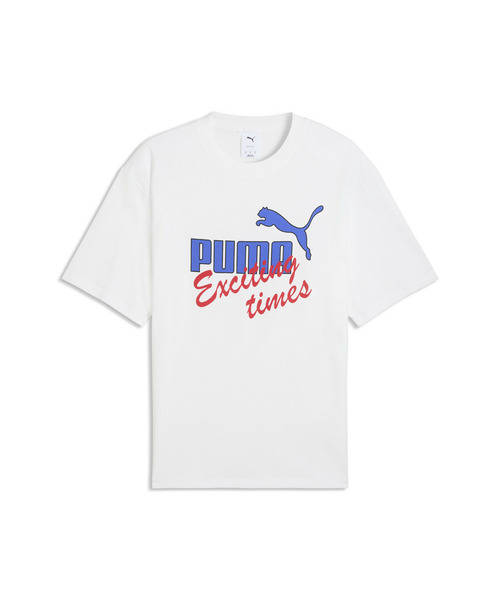 PUMA(プーマ)の「PUMA プーマ メンズ グラフィック ユース カジュアル 半袖 Tシャツ(Tシャツ/カットソー・メンズ・ホワイト/ブラウン・SMALL/MEDIUM/LARGE/X-LARGE/X-SMALL)」の5枚目の写真