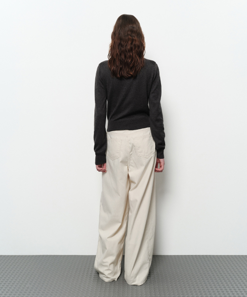 DIAGONAL(ダイアゴナル)の「UNBALANCE BUTTON CARDIGAN (charcoal)(カーディガン/ボレロ・レディース・その他・FREE)」の6枚目の写真