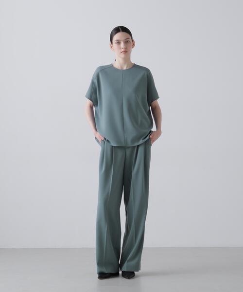 ADORE(アドーア)の「◆ストレッチジョーゼットパンツ(その他パンツ・レディース・ブルー/ブラック・38/36)」の2枚目の写真