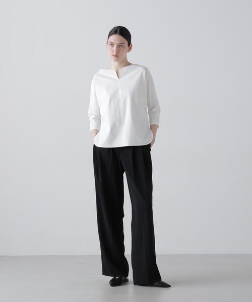 ADORE(アドーア)の「◆ストレッチジョーゼットパンツ(その他パンツ・レディース・ブルー/ブラック・38/36)」の3枚目の写真