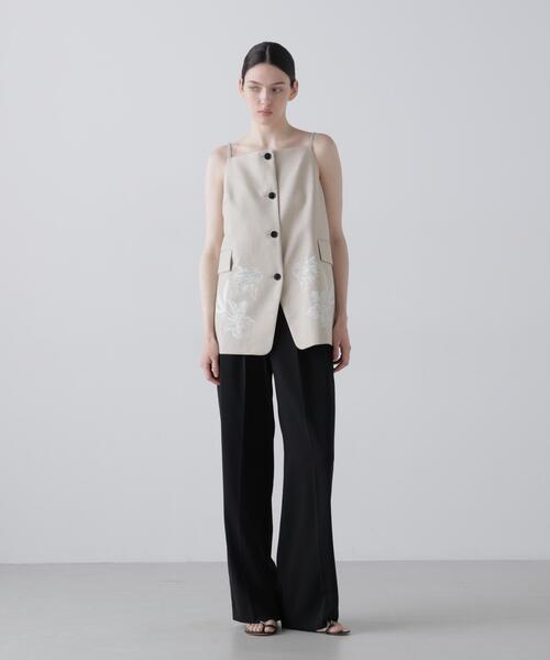 ADORE(アドーア)の「◆ストレッチジョーゼットパンツ(その他パンツ・レディース・ブルー/ブラック・38/36)」の7枚目の写真