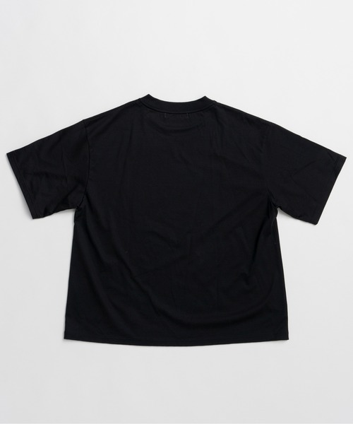 PRANK PROJECT(プランクプロジェクト)の「Keep Calm and Stay プリントTシャツ / Art Graphic Oversized T-shirt(Tシャツ/カットソー・レディース・ホワイト/ブラック・FREE)」の6枚目の写真