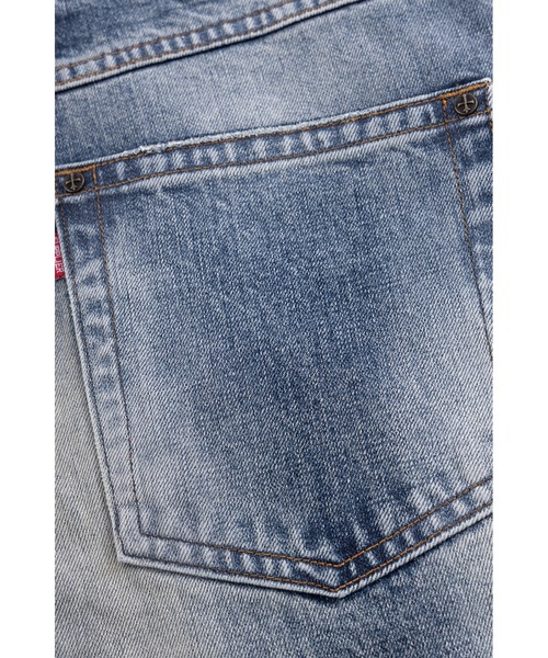 SUPPLIER(サプライヤー)の「デニムパンツ|Multiple Cross Leather Patch Baggy Denim|SUPPLIER(デニムパンツ・メンズ・ブラック/インディゴブルー・X-LARGE/LARGE/MEDIUM/SMALL)」の12枚目の写真