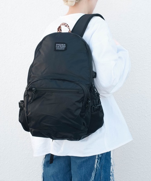 FREDRIK PACKERS(フレドリックパッカーズ)の「【別注】【FREDRIK PACKERS/フレドリックパッカーズ】マザーズバッグ 210D DAY PACK TIPI ゼブラ レオパード(バックパック/リュック・レディース・レオパード/ゼブラ・FREE)」の6枚目の写真