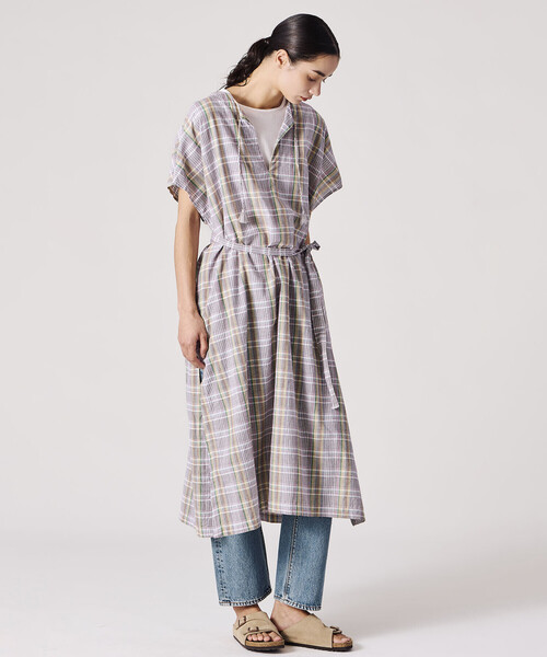 Bshop(ビショップ)の「eunoia | キルト サイドボタンワンピース Bshop(ビショップ)の「eunoia | キルト サイドボタンワンピース