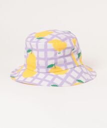 hakka kids（ハッカキッズ）の「[ベビー]リップルフルーツプリント（レモン／チェリー）ハット（ハット）」