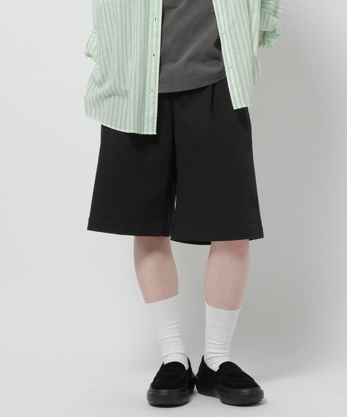 niko and...（ニコアンド）の「ストレッチハーフパンツ（その他パンツ・レディース・ブラック/ライトブルー/ライトグレー・FREE）」の2枚目の写真