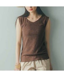 flufeel（フラフィール）の「ハンサムスイムウェア　日常からレジャーまで　シルエットすっきり　水陸両用フラットブラタンク（水着）」