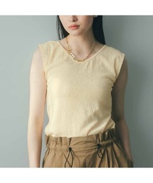flufeel（フラフィール）の「ハンサムスイムウェア　日常からレジャーまで　シルエットすっきり　水陸両用フラットブラタンク（水着）」