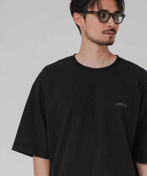 THOUSAND MILE(サウザンドマイル)の「『吸水速乾/UVカット』『別注』THOUSAND MILE×URBAN RESEARCH WASHER CODE T-SHIRTS(Tシャツ/カットソー・メンズ・チャコールグレー/ブラック/ストライプ・SMALL/MEDIUM/LARGE)」の9枚目の写真
