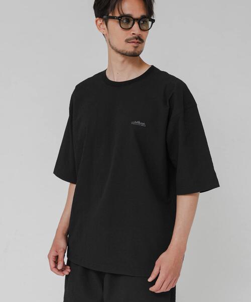 THOUSAND MILE(サウザンドマイル)の「『吸水速乾/UVカット』『別注』THOUSAND MILE×URBAN RESEARCH WASHER CODE T-SHIRTS(Tシャツ/カットソー・メンズ・チャコールグレー/ブラック/ストライプ・SMALL/MEDIUM/LARGE)」の10枚目の写真