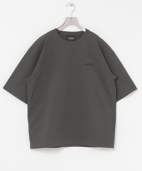 THOUSAND MILE(サウザンドマイル)の「『吸水速乾/UVカット』『別注』THOUSAND MILE×URBAN RESEARCH WASHER CODE T-SHIRTS(Tシャツ/カットソー・メンズ・チャコールグレー/ブラック/ストライプ・SMALL/MEDIUM/LARGE)」の21枚目の写真