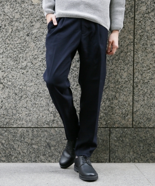 RAGEBLUE(レイジブルー)の「二重織りタックトラウザーパンツ/711061(その他パンツ・メンズ・ネイビー/グレー・SMALL/LARGE/MEDIUM)」の1枚目の写真