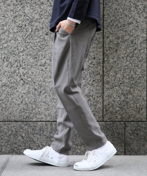RAGEBLUE(レイジブルー)の「二重織りタックトラウザーパンツ/711061(その他パンツ・メンズ・ネイビー/グレー・SMALL/LARGE/MEDIUM)」の2枚目の写真
