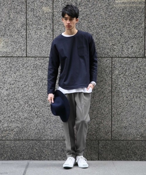 RAGEBLUE(レイジブルー)の「二重織りタックトラウザーパンツ/711061(その他パンツ・メンズ・ネイビー/グレー・SMALL/LARGE/MEDIUM)」の9枚目の写真
