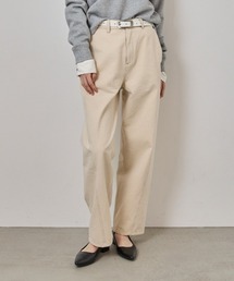 ウォッシュド バレルパンツ