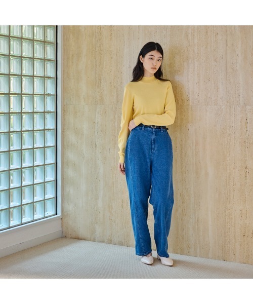COMMON+HAUS(コモンハウス)の「ウォッシュド バレルパンツ(デニムパンツ・レディース・ブルー/アイボリー/ブラウン・S/M/L)」の19枚目の写真
