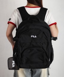 FILA フィラ クリアポーチ付き スクールリュック 約30L 大容量 A4収納 PC収納 多機能