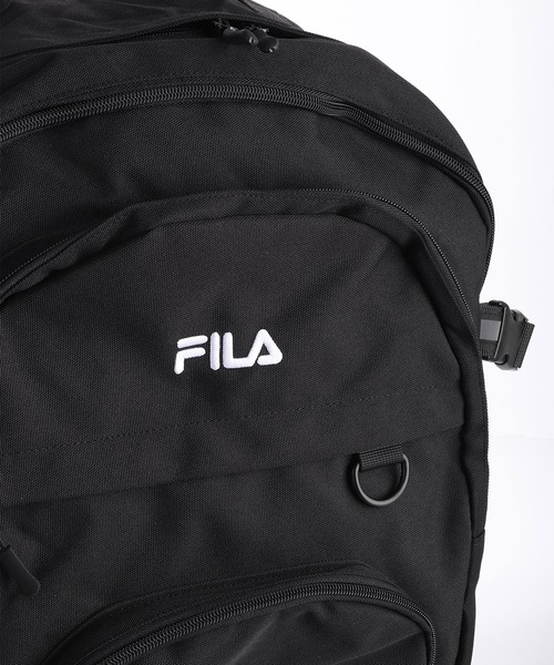 FILA(フィラ)の「FILA フィラ クリアポーチ付き スクールリュック 約30L 大容量 A4収納 PC収納 多機能(バックパック/リュック・メンズ・ブラック・FREE)」の16枚目の写真