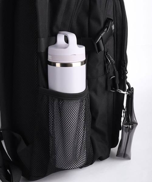 FILA(フィラ)の「FILA フィラ クリアポーチ付き スクールリュック 約30L 大容量 A4収納 PC収納 多機能(バックパック/リュック・メンズ・ブラック・FREE)」の18枚目の写真