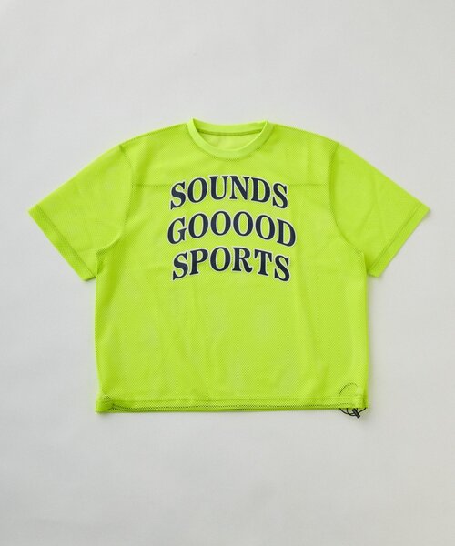 SOUNDSGOOOOD(サウンズグッド)の「【SOUNDS GOOOOD】メッシュロゴTEE(Tシャツ/カットソー・メンズ・ピンク/イエロー・ONE SIZE)」の18枚目の写真
