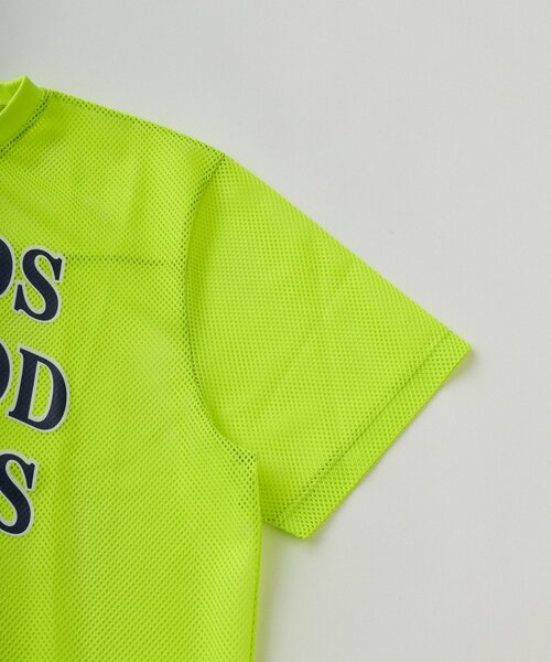 SOUNDSGOOOOD(サウンズグッド)の「【SOUNDS GOOOOD】メッシュロゴTEE(Tシャツ/カットソー・メンズ・ピンク/イエロー・ONE SIZE)」の22枚目の写真