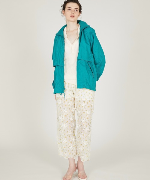 crinkle crinkle crinkle(クリンクルクリンクルクリンクル)の「【crinkle crinkle crinkle】sheer flower easy pants/シアーフラワーイージーパンツ(その他パンツ・レディース・アイボリー/ブラック・FREE)」の15枚目の写真