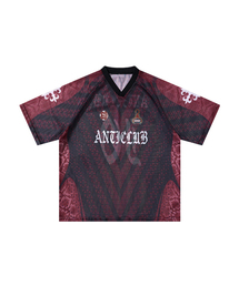 BUTTON SEOUL（ボタンソウル）の「アンチクラブメッシュゴシック10ラグランショートスリーブ（2カラー）（Tシャツ/カットソー）」