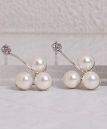 【Peony/ピオニー】パールドロップデザインピアス