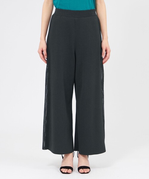 EPOCA(エポカ)の「【La maglia estate】 ニットワイドパンツ(その他パンツ・レディース・チャコールグレー/グリーン/ホワイト・38/40)」の7枚目の写真