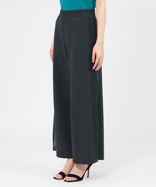 EPOCA(エポカ)の「【La maglia estate】 ニットワイドパンツ(その他パンツ・レディース・チャコールグレー/グリーン/ホワイト・38/40)」の8枚目の写真
