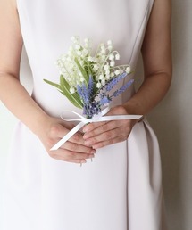 Salon de Lilas（サロンドリラ）の「スズランとラベンダーのミニブーケ（インテリア雑貨）」