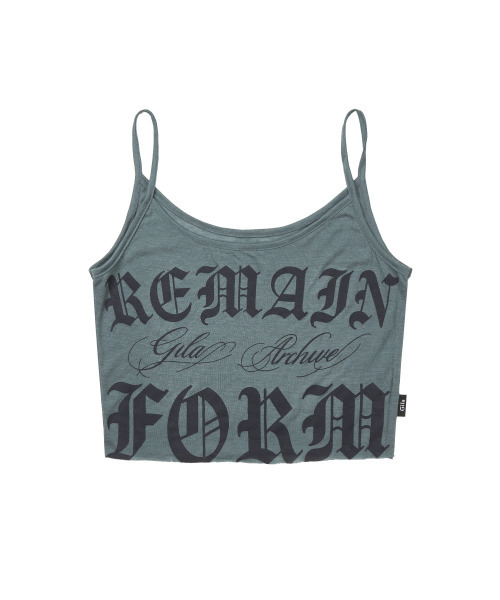 GILAARCHIVE（ギラアーカイブ）の「RAW CUT-OFF CROP TANK TOP_GREEN（Tシャツ/カットソー・レディース・その他・FREE）」の5枚目の写真