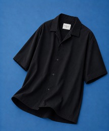 Air tool リラックスオープンカラーシャツ /ウォッシャブル/夏服/ストレッチ/伸縮性/通気性/防シワ性/UVカット/セットアップ