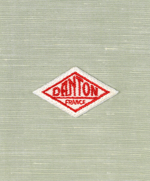 DANTON(ダントン)の「DANTON | コットンリネンスラブ 半袖シャツ MEN(シャツ/ブラウス・メンズ・ブラック/ライトグリーン・40/42)」の8枚目の写真