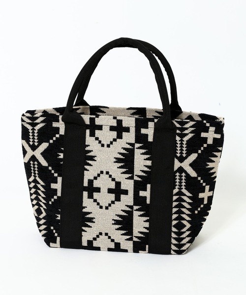 PENDLETON（ペンドルトン）の「PENDLETON ペンドルトン SPIDER ROCK GOBELINS MINI TOTE BAG スパイダーロック ゴブラン ミニ トートバッグ（トートバッグ・レディース・ブラック/ブルー・FREE）」の6枚目の写真