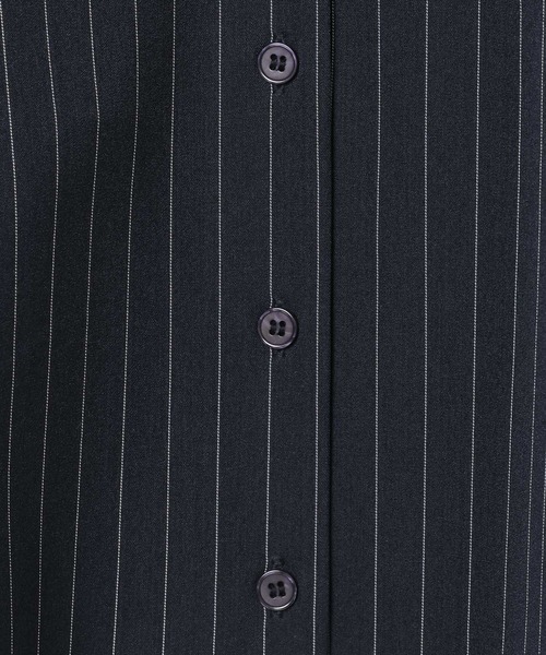 PAGEBOY(ページボーイ)の「【イージーケア/接触冷感/UVカット/セットアップ対応】シフトセットドロストショートシャツ(シャツ/ブラウス・レディース・ネイビー系/グレー系その他/ブラック・FREE)」の17枚目の写真