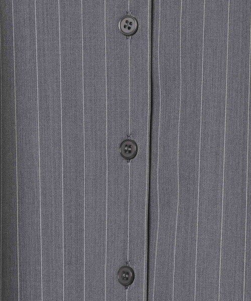 PAGEBOY(ページボーイ)の「【イージーケア/接触冷感/UVカット/セットアップ対応】シフトセットドロストショートシャツ(シャツ/ブラウス・レディース・ネイビー系/グレー系その他/ブラック・FREE)」の15枚目の写真