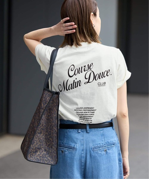 SLOBE IENA(スローブイエナ)の「《追加》アソートグラフィックロゴTEE(Tシャツ/カットソー・レディース・グリーン/ホワイト/グレー・FREE)」の5枚目の写真