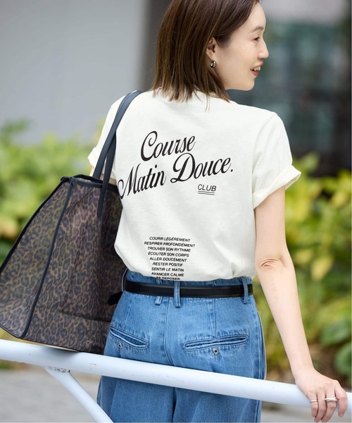 SLOBE IENA(スローブイエナ)の「《追加》アソートグラフィックロゴTEE(Tシャツ/カットソー・レディース・グリーン/ホワイト/グレー・FREE)」の8枚目の写真