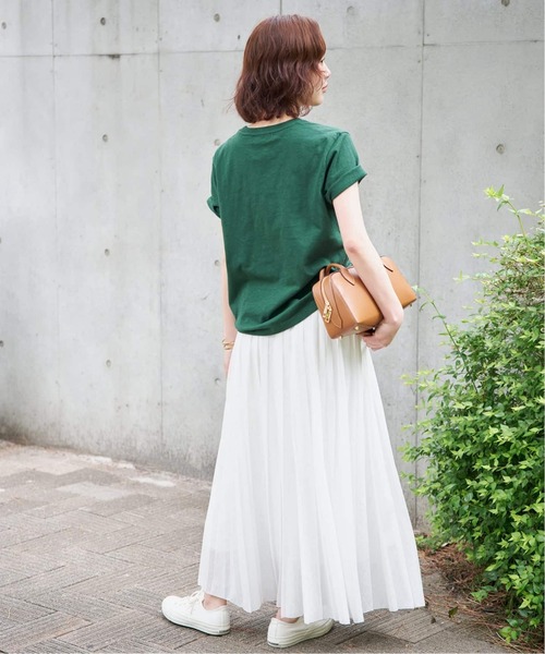SLOBE IENA(スローブイエナ)の「《追加》アソートグラフィックロゴTEE(Tシャツ/カットソー・レディース・グリーン/ホワイト/グレー・FREE)」の10枚目の写真