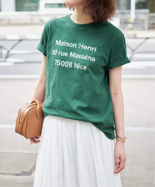 SLOBE IENA(スローブイエナ)の「《追加》アソートグラフィックロゴTEE(Tシャツ/カットソー・レディース・グリーン/ホワイト/グレー・FREE)」の11枚目の写真