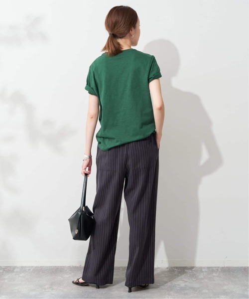 SLOBE IENA(スローブイエナ)の「《追加》アソートグラフィックロゴTEE(Tシャツ/カットソー・レディース・グリーン/ホワイト/グレー・FREE)」の13枚目の写真